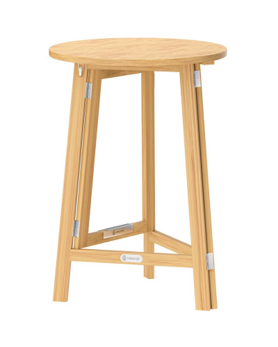 Massivholz Stehtisch Rund klappbar 78 Zentimeter